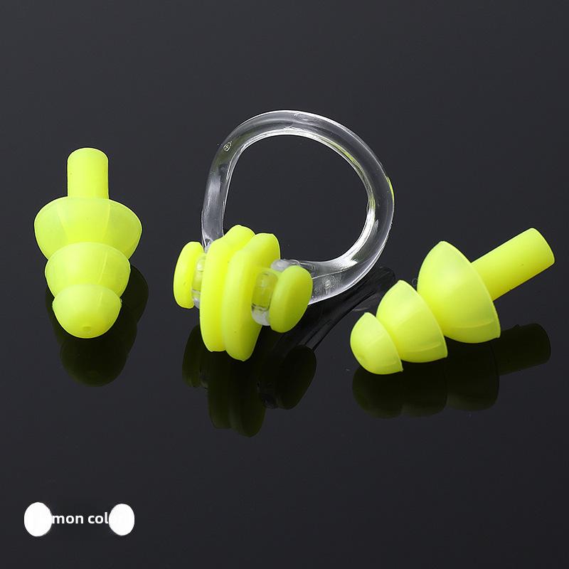 Набор зажимов для носа и берушей для дайвинга для взрослых и детей - профессиональный силиконовый водонепроницаемый купальный костюм