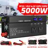 5000W Intelligent Digital Display Modified Sine Wave Inverter Black Voltage Transformer Power Converter DC 12V/24V To AC 110V/220V