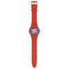 Часы Swatch СИНИЕ КОЛЬЦА КРАСНЫЕ Новые Gent SO29R103 Красные [Swatch]