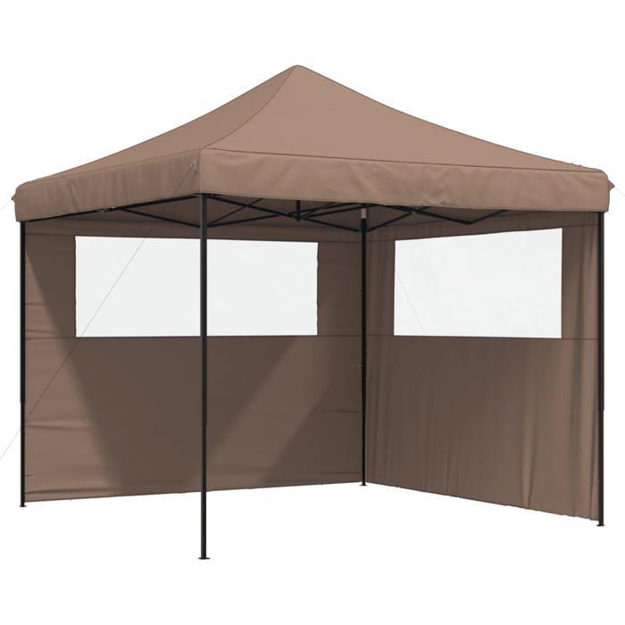 VidaXL Collapsible Pop-Up Party Tent with 2 Sidewalls, Tent, Awning Tent, Gazebo Awning 4004925
