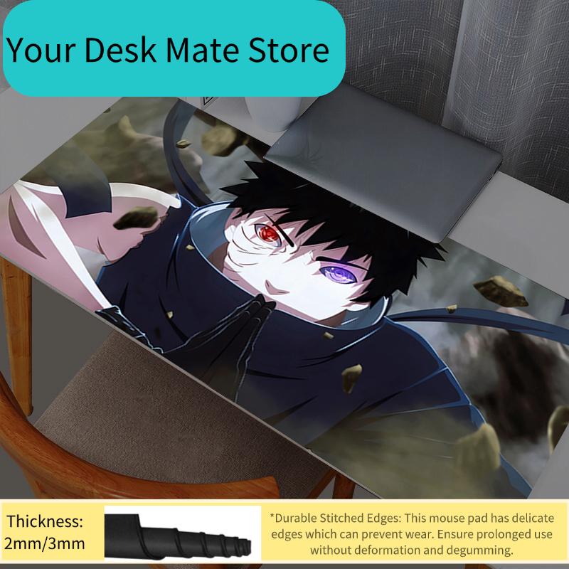 Mouse Pads Large Mouse Pad Office Desk Mats PC Gaming Accessories XXL Mouse Pad Laptop Naruto Obito Uchiha Keyboard Mat