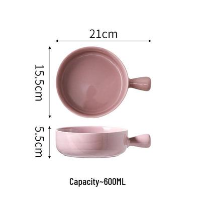 Сервировочная миска с керамической ручкой ZISIZ