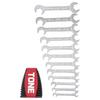 TONE Thin Wrench Set DSTO1200P Set (with Holder) Red/Black, 12-Piece