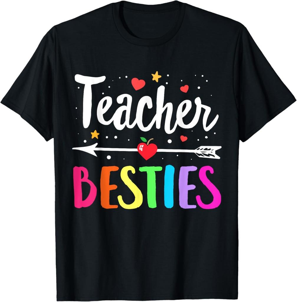 Matching Teachers Bestie Friend She's My Teacher Besties T-Shirt