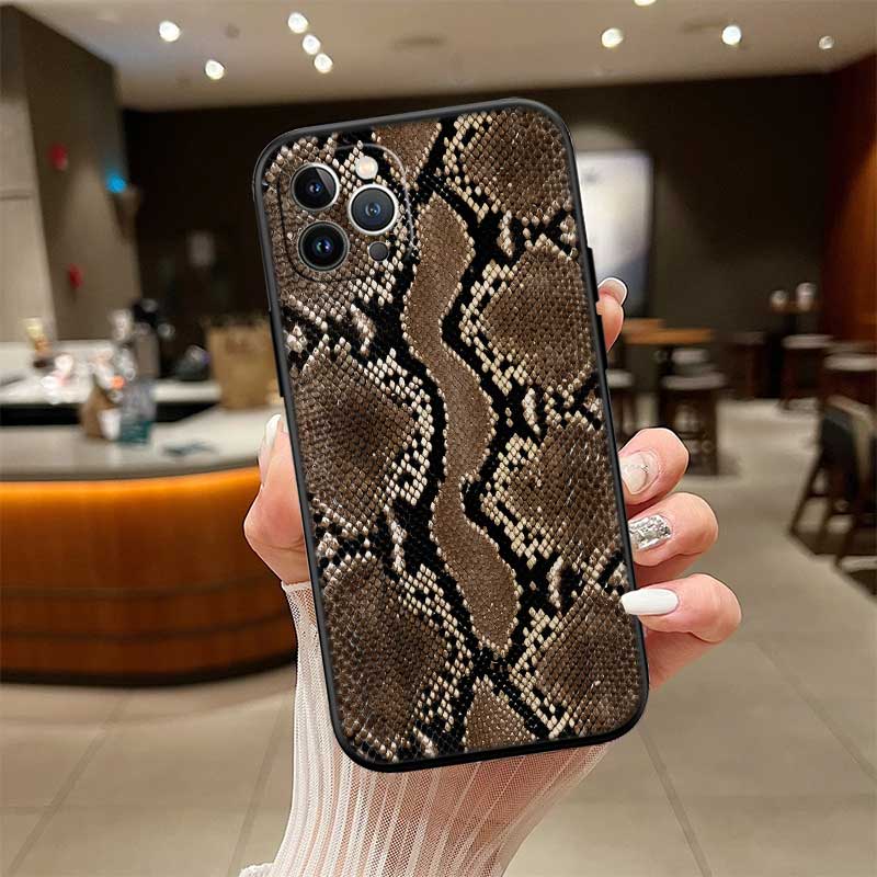 UP46 Snake Skin DIY Drawing New High-End Shell Phone Case for Xiaomi Poco F8 M4 M5 M6 M7 X3 X6 X7 Pro GT NFC Ultra