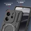 KEYSION Полый чехол с защитой от перегрева для Redmi Note 14 4G/5G - Силикон + ПК с магнитной совместимостью и защитой-подушкой безопасности