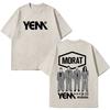 Band Rock Music Morat Tour 2026 Print Vintage Washed T-shirts Men Women Hip Hop T Shirt Loose Cotton Fashion Clothing T-shirts