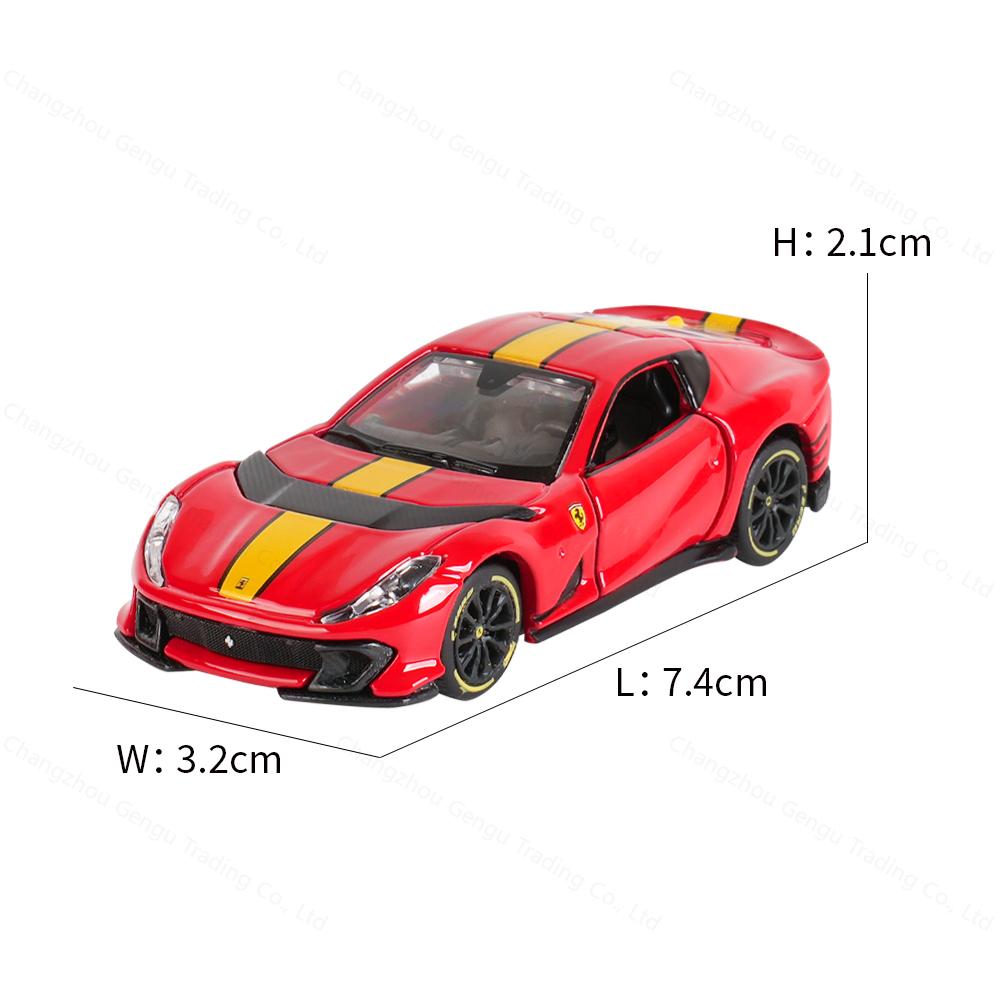 Ббураго 1:64 Ferrari 812 Daytona SP3 SF90 SP1 F40 488GTB 599GTO ENZO Статические литые модели Автомобили Коллекционные Хобби Модели Автомобилей Игрушки