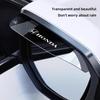 AQU3 2Pcs Car Rearview Mirror Block Rainwater Eyebrow Accessories For Honda Civic Accord Fit Jazz Pilot CRV Odyssey Passport City HRV