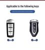 Zotye T600/T700 Damai X5/Z700 Full Wrap Sport Version Car Key Case for Men