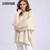 Autumn and Winter Women's Sweater Fashion Round Neck Knit Sweater Solid Color Loose Pullover Sweater