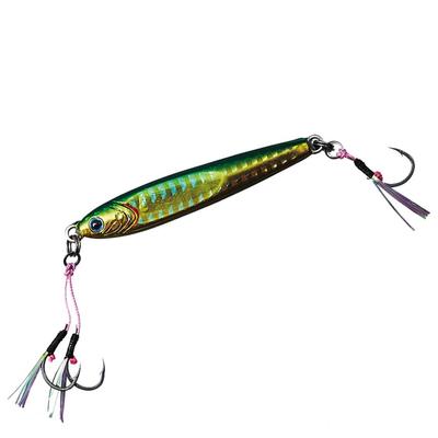 Daiwa Металлическая приманка TG Bait SLJ с крючком 60 г FPH Green Gold Lure