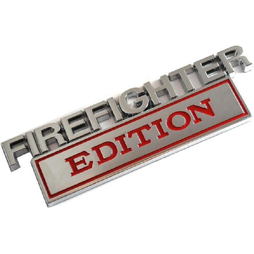 1pc Big Size Firefighter Edition Emblem for Truck Car Truck Motorcycle