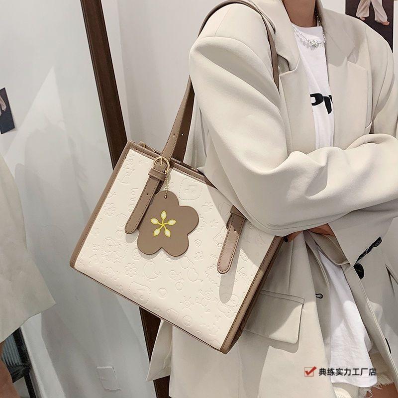 Fashion bag women's summer new trendy large-capacity tote bag French niche high-end shoulder bag