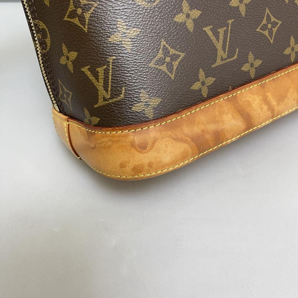 [Pre-Owned] Alma Monogram Canvas And Leather Shell Bag Medium - Very Good #6Y9N6J