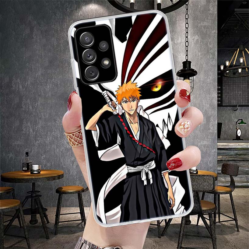 Kurosaki Ichigo Bleach Мягкий чехол для телефона для Samsung Galaxy S22 S23 S24 S25 Edge S26 Ultra S20 FE S21 Plus + Fundas Coque Galaxy S