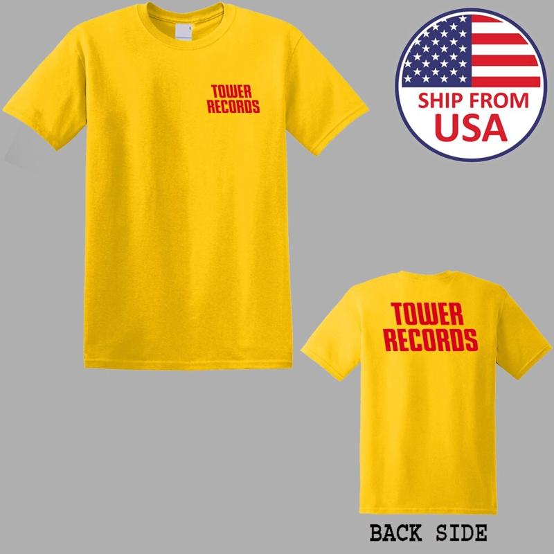 Tower Records Vintage Unisexs Daisy Yellow Size S 5xl T Shirt