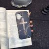 Применимо к чехлу для мобильного телефона iPhone17promax iphone1513161214 однотонный кожаный рисунок ТПУ модный мягкий чехол