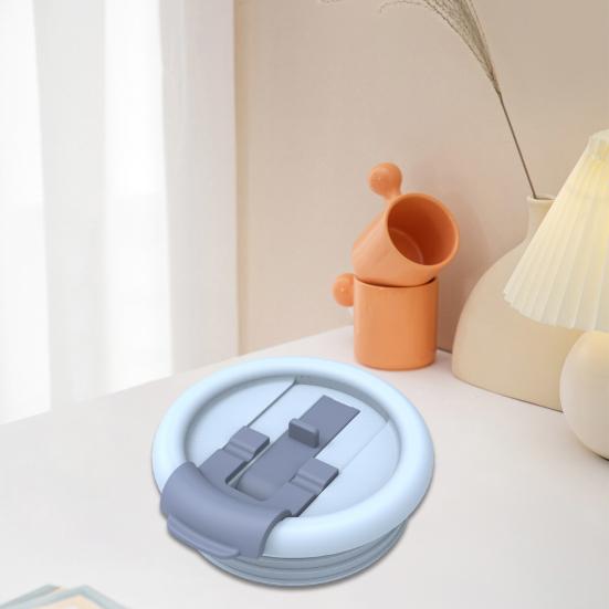 Крышка-трубочка для стакана, сменная силиконовая, герметичная, многоразовая, устойчивая к брызгам