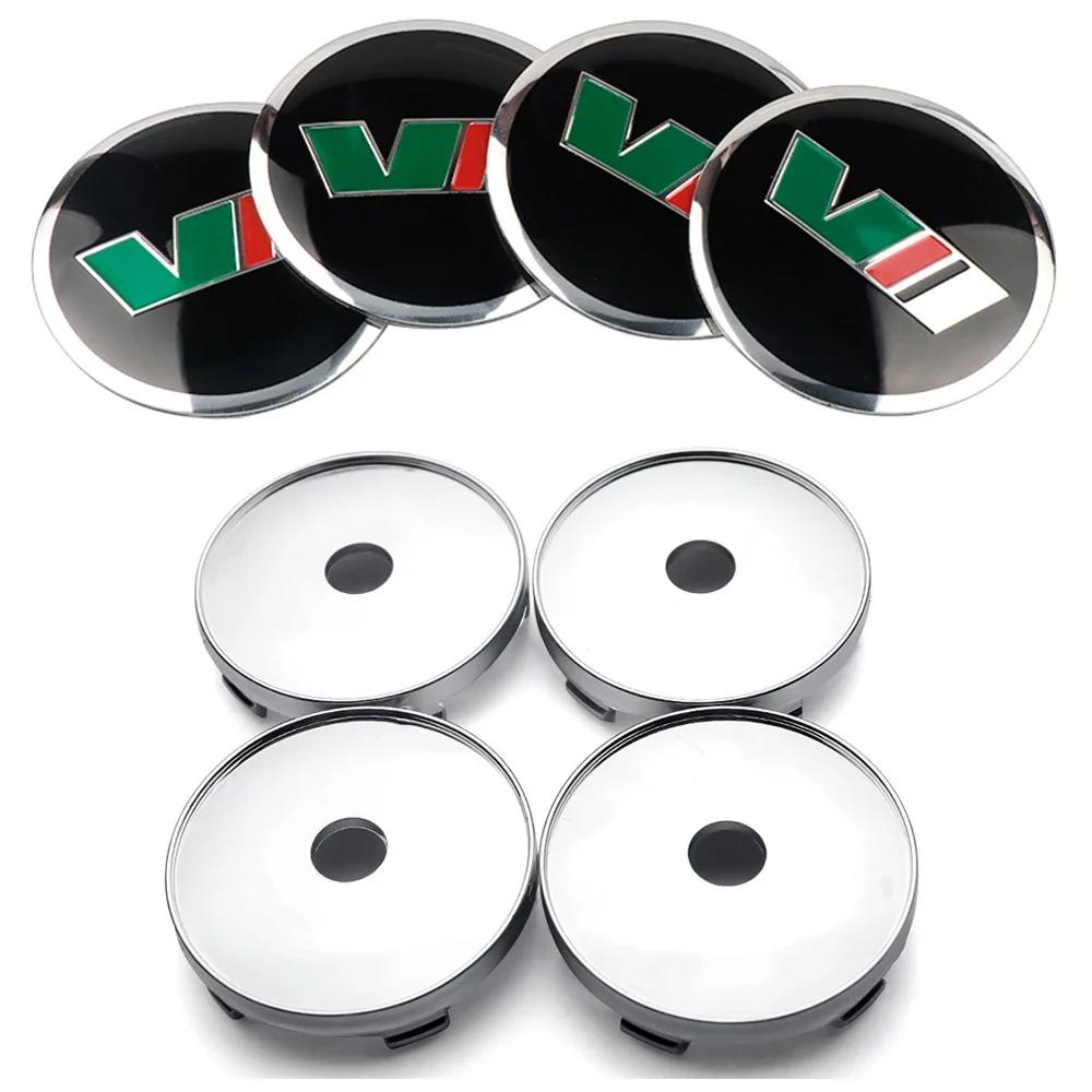 Car Sticker 2025 New 4pcs 56/60mm Car Wheel Center Cover Hub Cap Badge Replacement Sticker for Skoda VRS VII Rapid Fabia Octavia