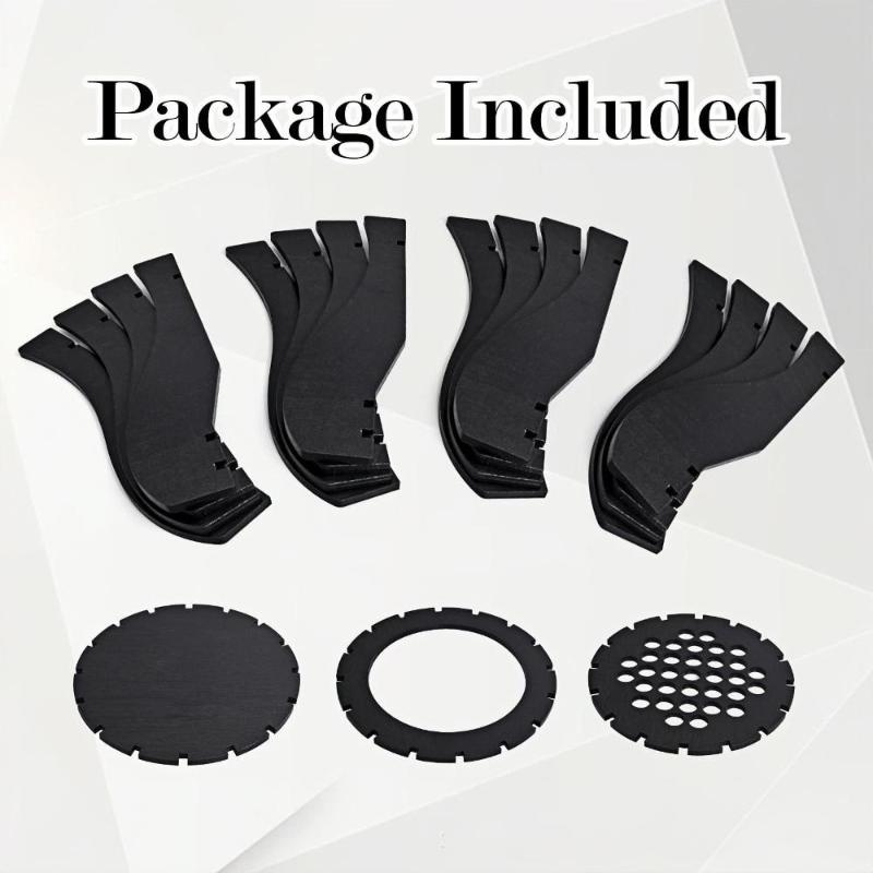 Деревянный набор ваз для роз/вишни/цветения/подсолнуха, для ботанической коллекции, стильная домашняя ваза, настольное украшение, подставка-пазл