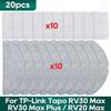 Совместимо для TP-Link Tapo RV30 Max Plus/ RV30 Max/ RV20 Max Plus / RV20 Max Аксессуары Hepa Фильтр Швабра Боковая Щетка Запчасти