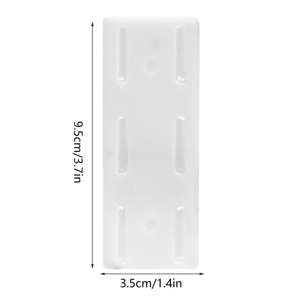 Power Strip Wall Mount Cable Wire Organizer Socket Fixator Self-Adhesive Row Plug Holder Cable Wire Fixer Management System