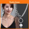 Stunning Pearl And Diamond Encrusted Choker Necklace For Women Fashionable Gift