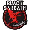Black Sabbath Never Say Die Woven Archangel Iron On Patch