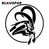 BLKUOPAR Скачущая коза Круглая иконка Креативные водостойкие автомобильные наклейки Окна Вырубные лазерные наклейки на шлем Мотоциклетные аксессуары