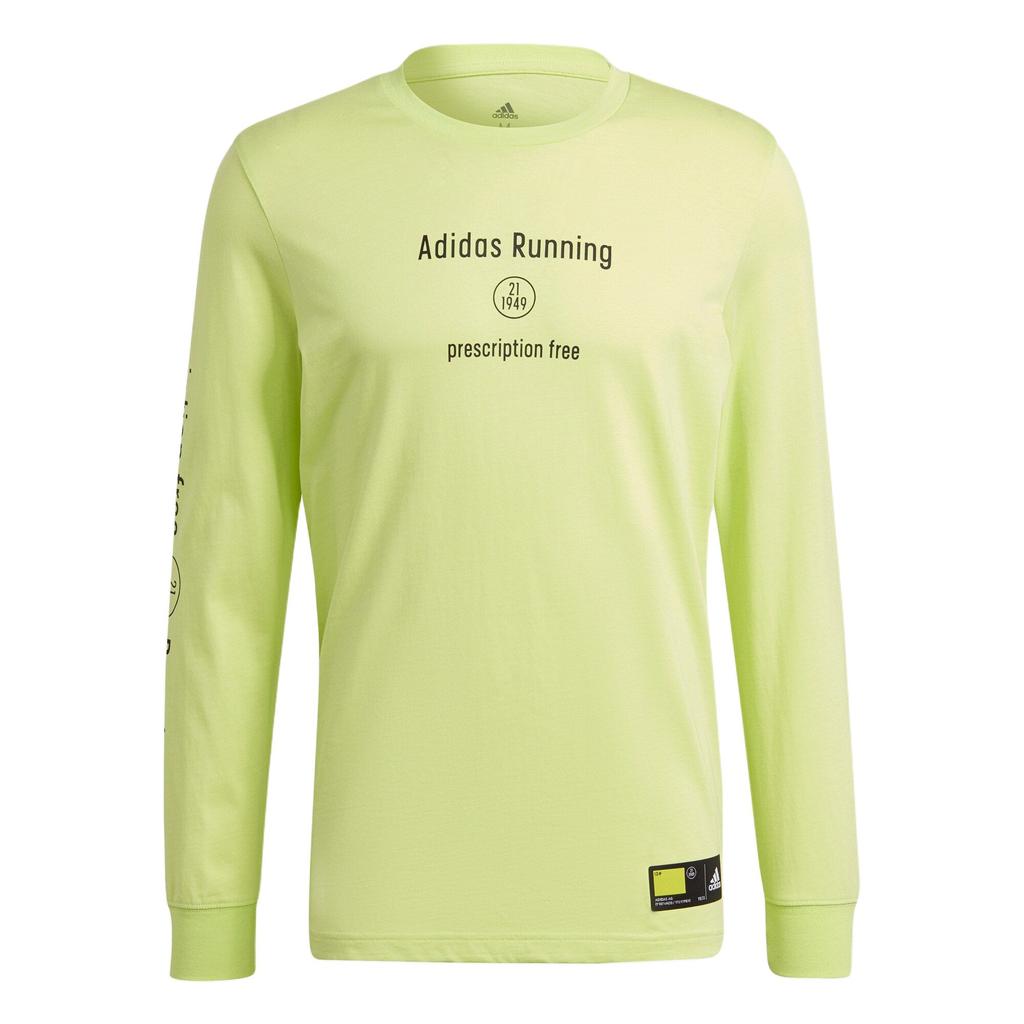 Adidas Side Effects Long Sleeve T-Shirt Men Tops Yellow GJ6470