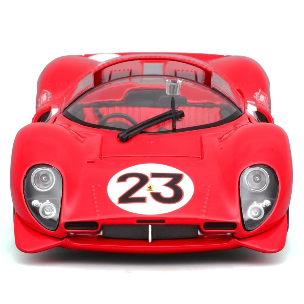 Bburago 1/24 Ferrari 330 P4 Daytona Red / Металлическая модель автомобиля, Готовая модель 18-26310