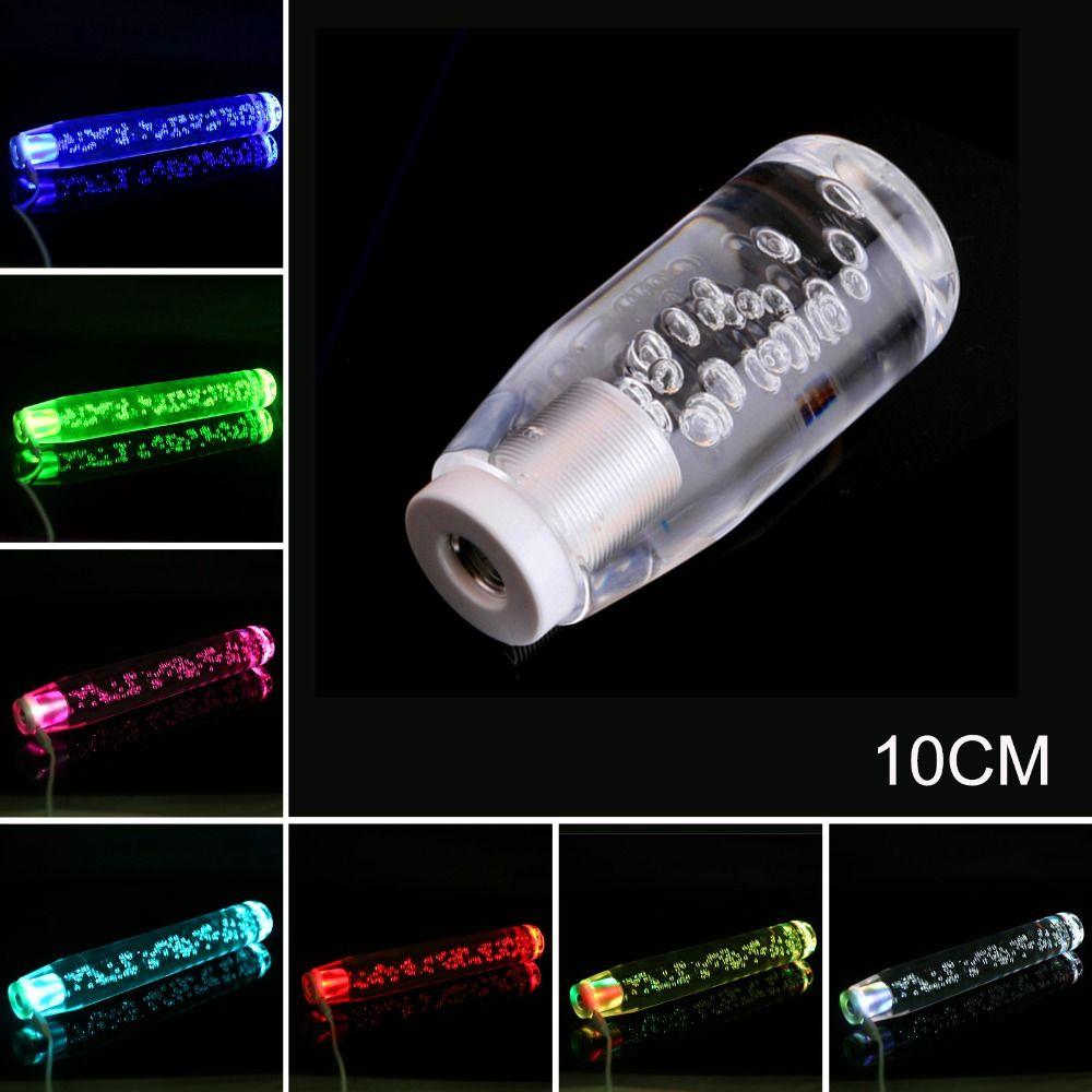 Auto Replacement Parts Manual Gear Stick Knob Car Shift Knob LED Light Shifter Bubble Shifter Lever