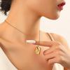 Openable Envelope Necklace Heart Lovers Choker Necklace Chic Pendant Sweater Chain  Gift