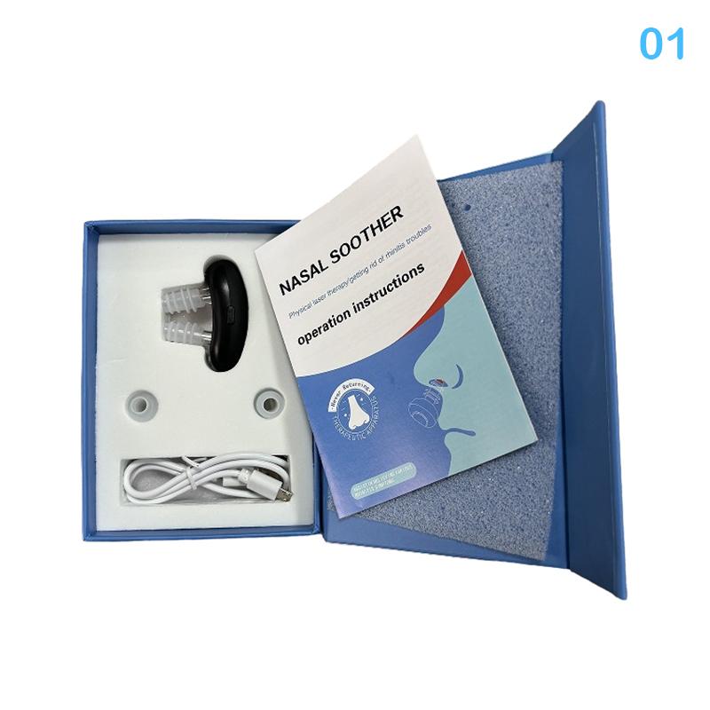 Интеллектуальный инфракрасный световой массаж носа, устройство для фототерапии ринита, уход за носоглоткой, лазерное устройство для снятия зуда в носу, успокаивающее устройство
