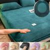 Bedding Set Thicken Velvet Bed Cover Elastic Bed Sheets Set Mattress Cover Winter Milk Velvet Sleeping Mattress Topper