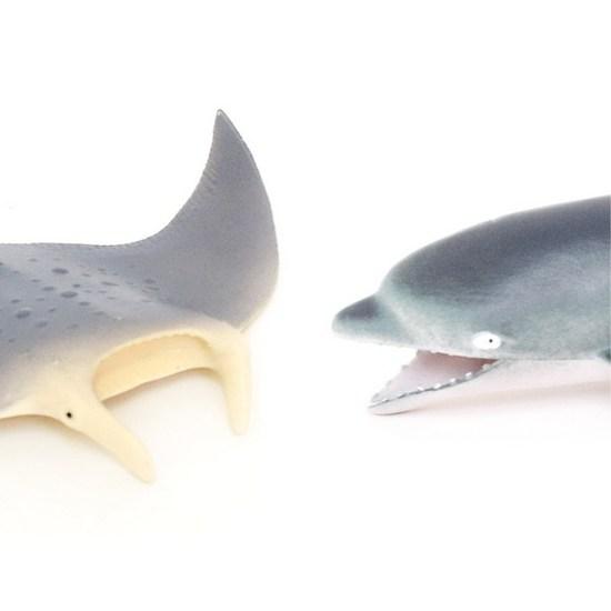 Фигурка морского животного Animal Planet, тонкое круглое ведро, набор из 13 предметов, 2 комплекта, популярные игрушки в Корее