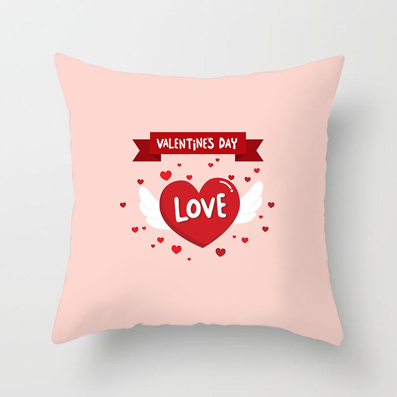 Новая наволочка на День святого Валентина, Праздничный подарок, Домашнее украшение, Наволочка для подушки, Подушка любви