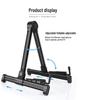 Vertical Folding Guitar and Violin Floor Stand for Electric, Acoustic, and Folk Guitars - Home Use