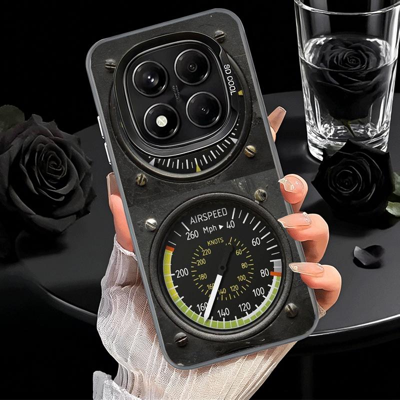 Aircraft Instrument Cockpit Radar Soft Phone Case for Samsung Galaxy S24 S25 FE S26 Edge S23 Ultra S22 Plus S21 + Shockproof Cov