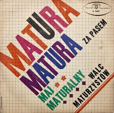 Пластинка 7 дюймов РАЗЛИЧНЫЕ - Matura N0487 Polskie Nagrani 1967 UK Rock Б/у