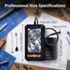 4.3 Inch 1080P Full-color Screen Automotive Endoscope Camera Waterproof 8mm Probe for Car Engine Cylinder Exhaust Diagnosis
