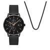 Armani Exchange Мужской набор часов с хронографом, кварцевые, черный циферблат, ax7162Set