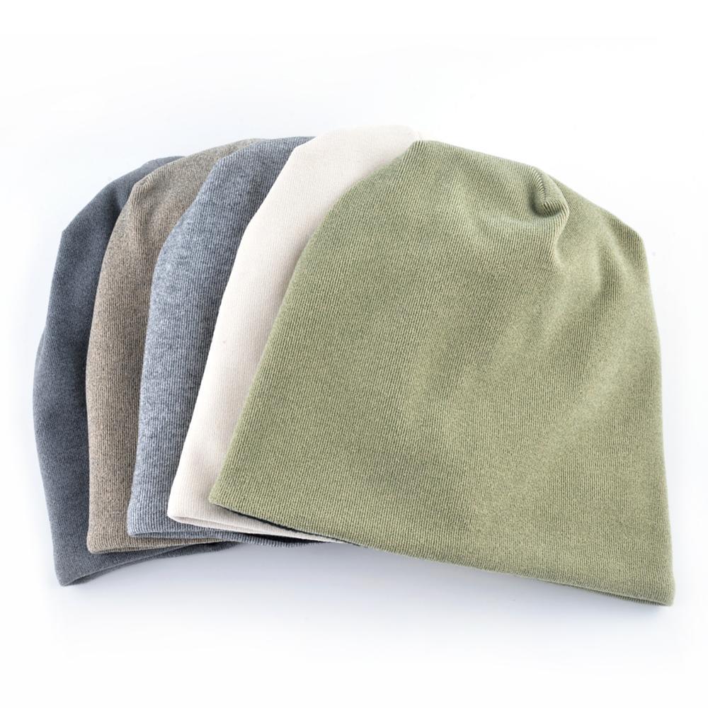 Beanies Women Winter Autumn Men Solid Color Skullies Beanies Hats Unisex Fashion Hip Hop Turban Hats