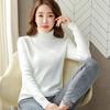 Turtleneck Winter Sweater Women Elegant Thicken Velvet Lined Warm Sueter Knitted Pullover Slim Tops Jersey Knitwear Jumper