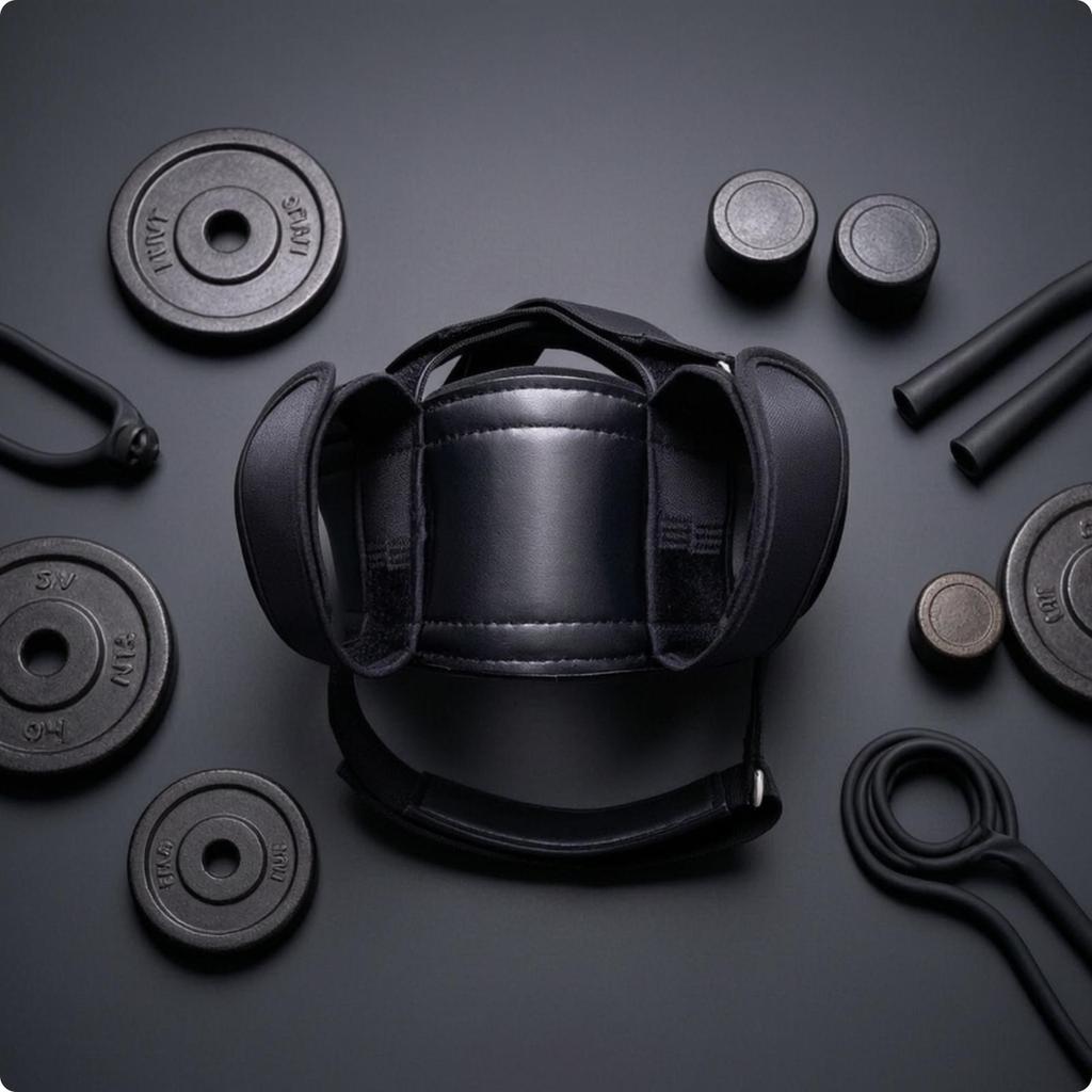 Тренировочная шапка для шеи с набивкой, регулируемый головной ремень для спортсменов, тяжелоатлетов, для дома