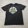 Футболка с мороженым Мужская XL Черная с принтом Логотип-алмаз Streetwear Короткий рукав