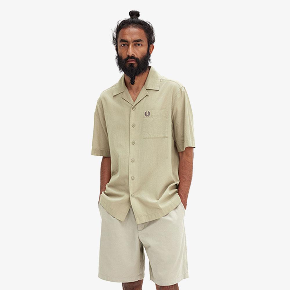 Fred Perry [Стильная] Легкая рубашка с текстурой и отложным воротником (U54) Afpm2417762-U54
