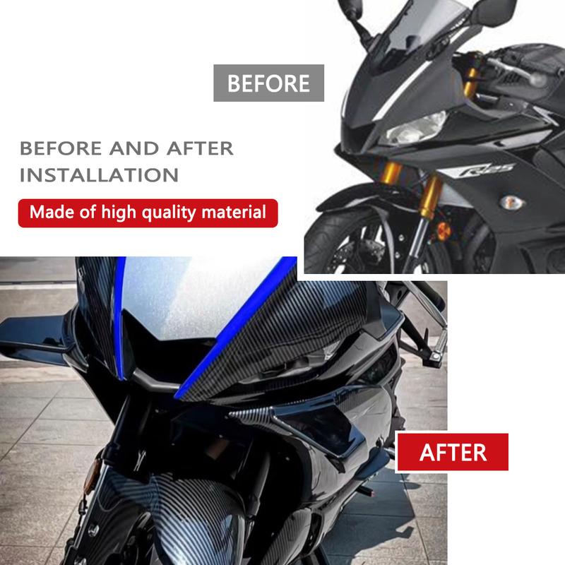 For Motorcycle Downforce Naked Frontal Spoilers Winglet Aerodynamic Wing YZFR3 2025 2024 YZFR25 YZF R3 R25 2025 2019-2024