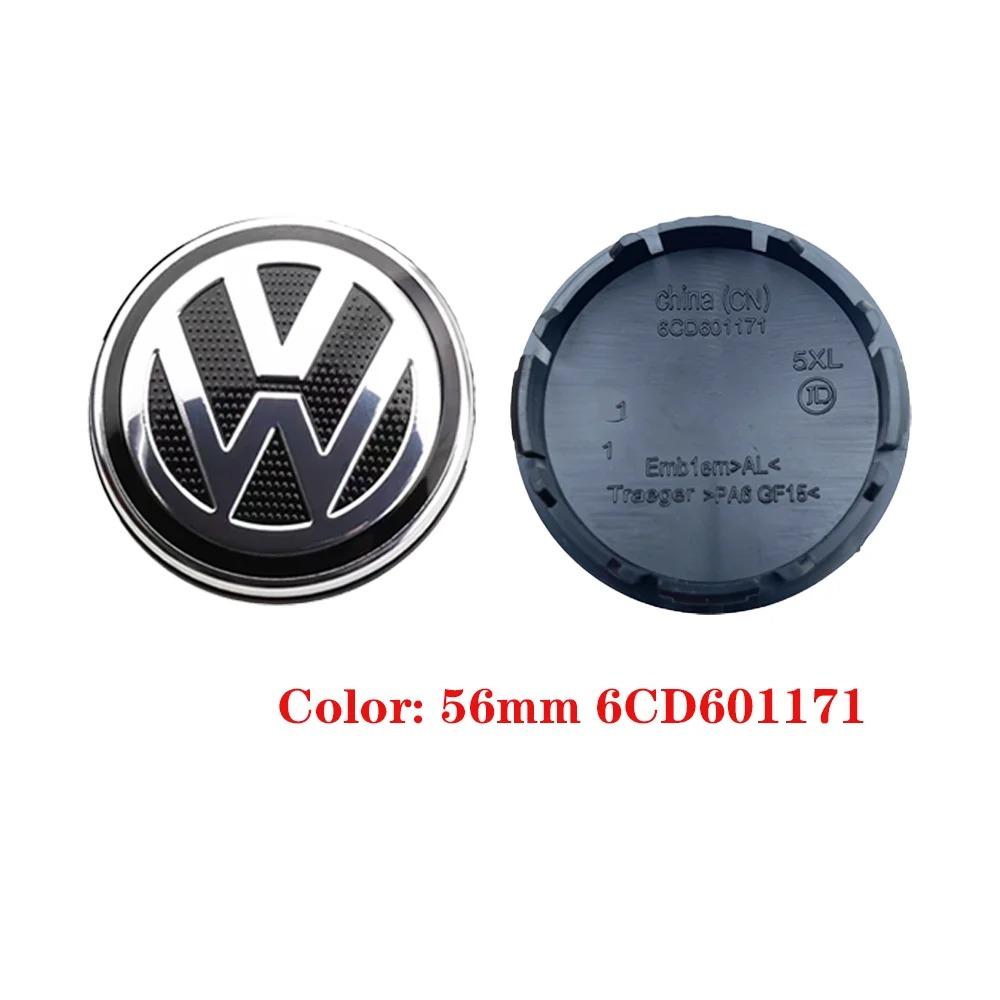 2026 New 4pcs 55mm 56mm 65mm 70mm Car Wheel Center Caps Hubcap Cover for VW Volkswagen Jetta MK5 Golf Passat styling 3B7601171 1J0601171
